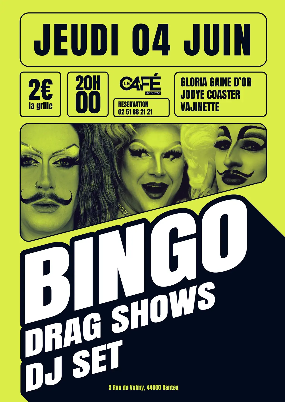 Bingo / Drag shows / DJ Set