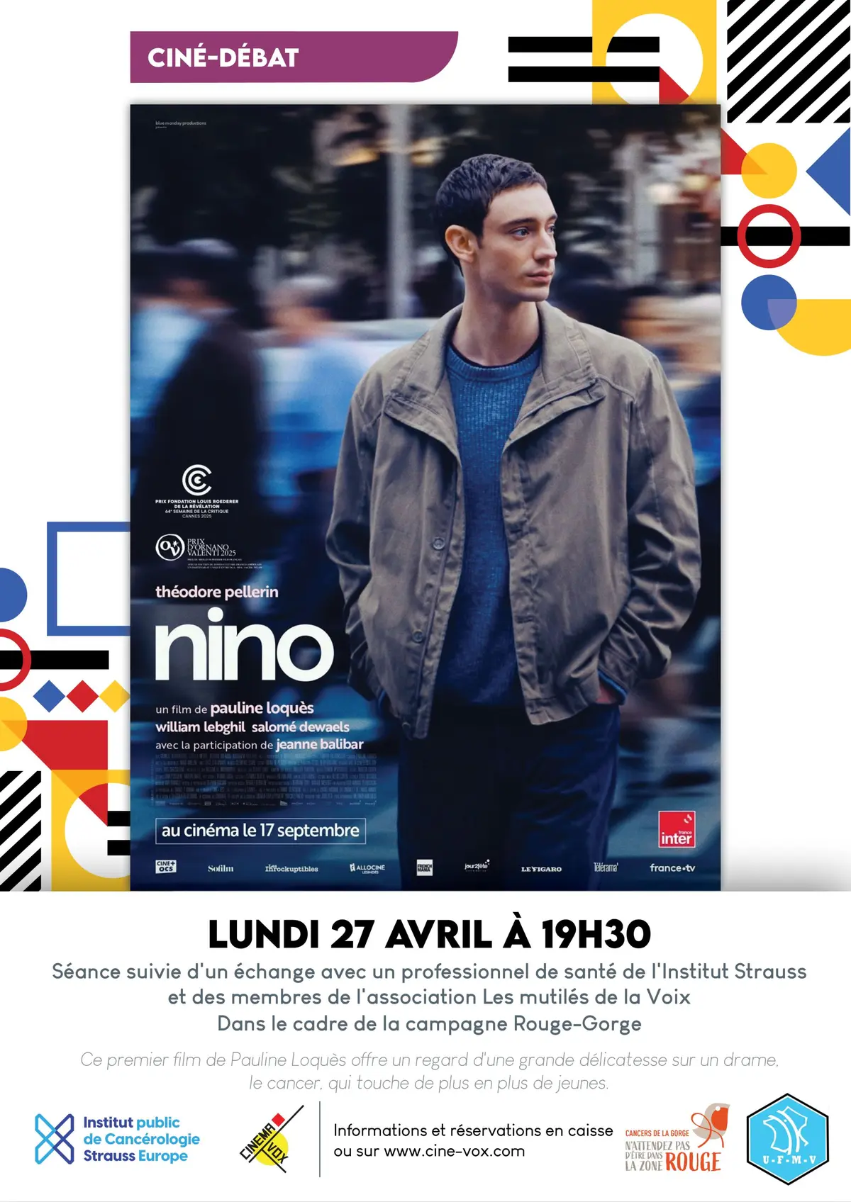 Ciné-débat : Nino