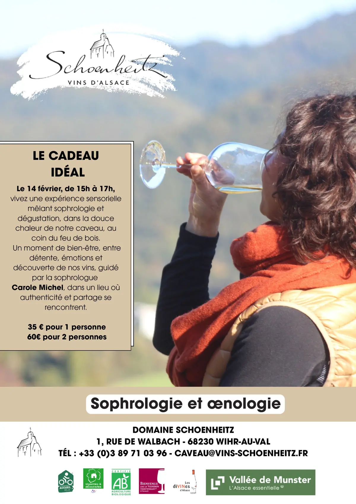 Sophrologie et Dégustation de Vins au Coin du Feu