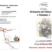 Stage de musique avec l\'Orchestre de flûtes à bec Fiatabec