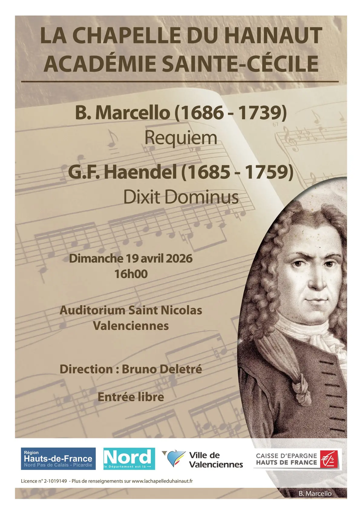 concert baroque Marcello/Haendel