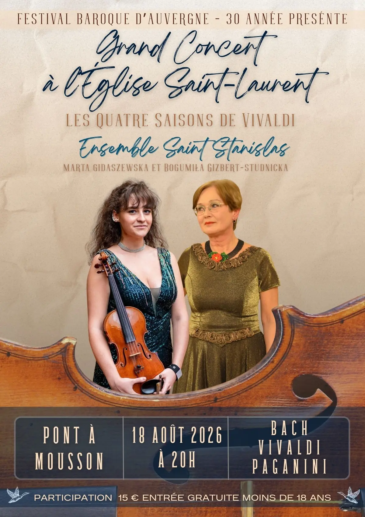 Autour du violon virtuos. Entre Rêve et Passion