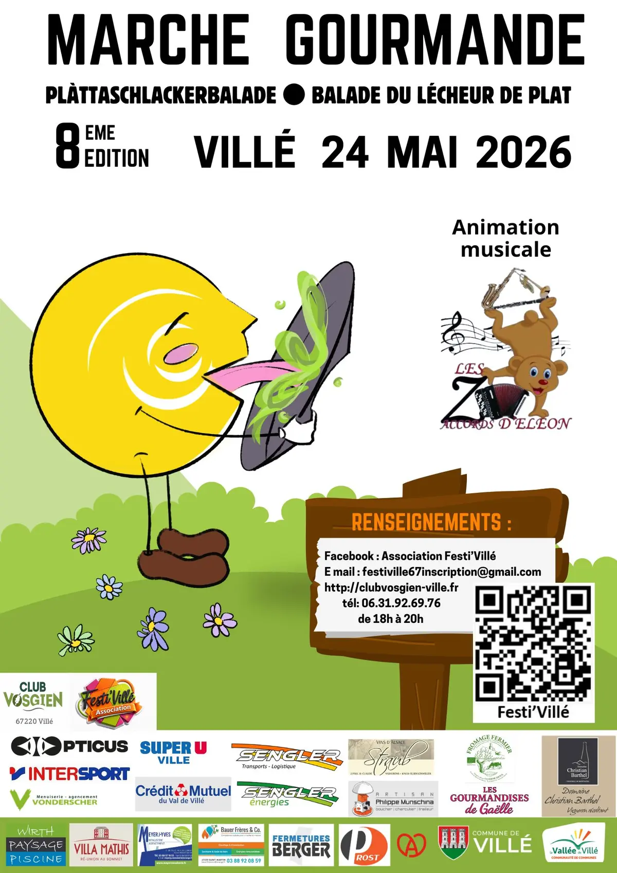 Marche gourmande -  la Plàttaschlackerbalade (balade du lécheur de plats).