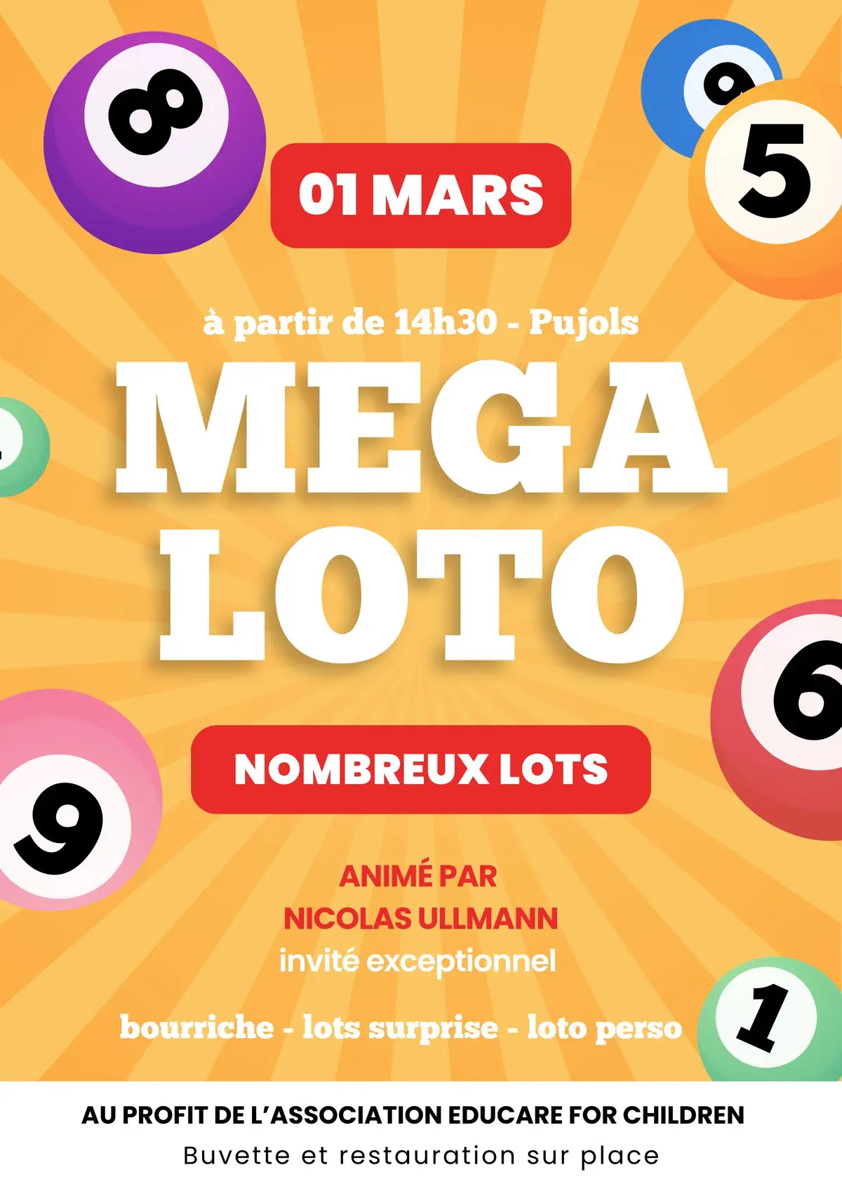 Mega Loto associatif - Animé par Nicolas Ullmann 