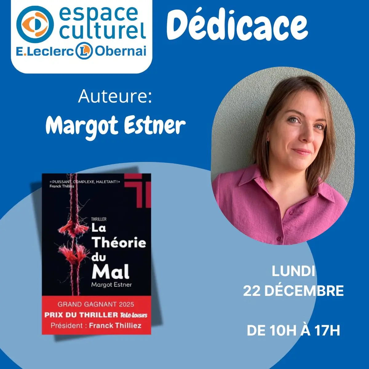 Séance de dédicaces Margot Estner