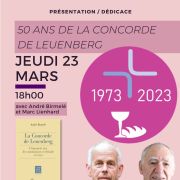 Conférence d\'André Birmelé et Marc Lienhard pour les 50 ans de la Concorde de Leuenberg