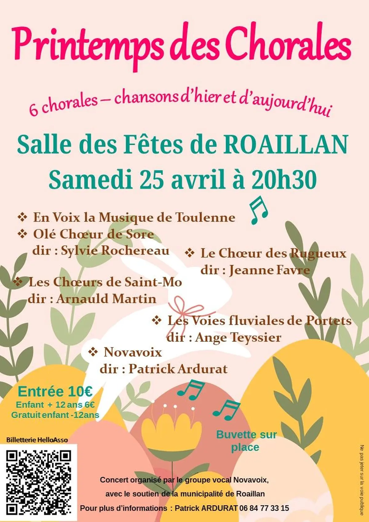 Printemps des chorales Roaillan 2026