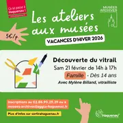 Atelier famille Initiation au vitrail 