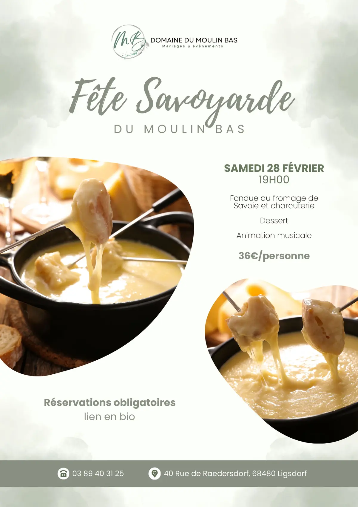 Soirée fondue savoyarde 