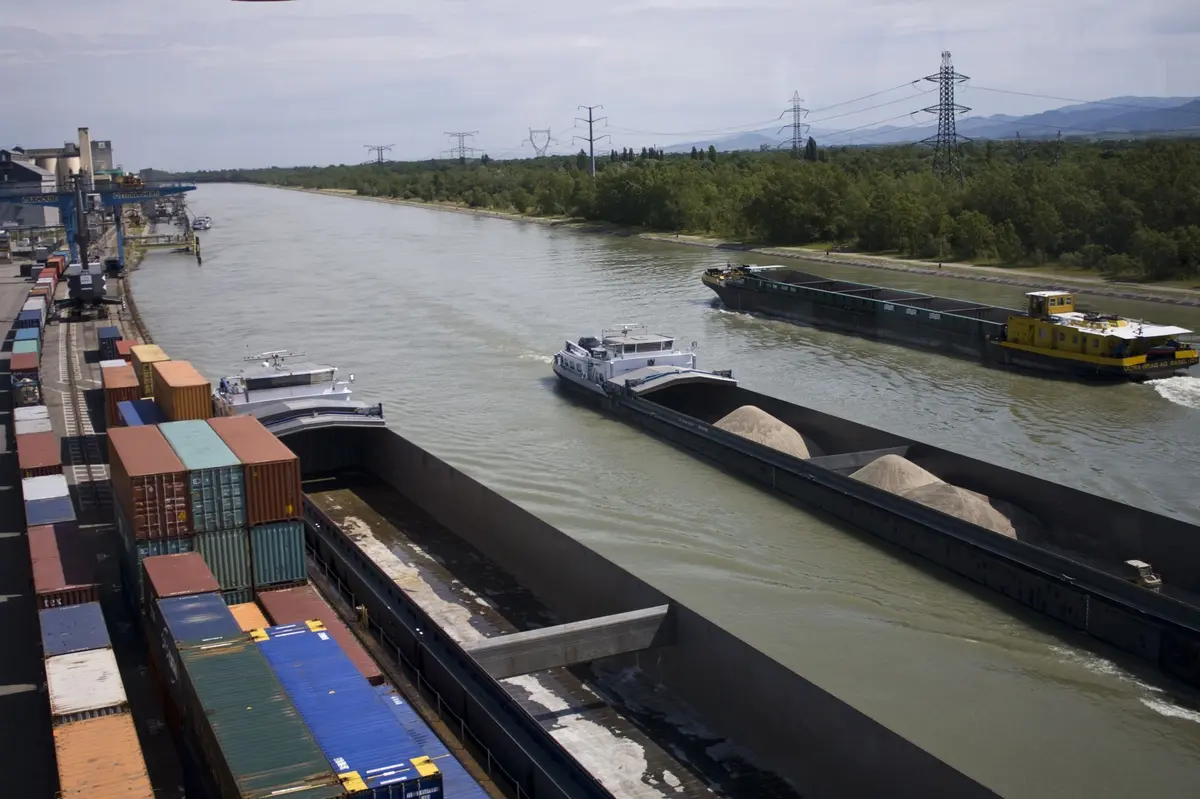 Visite guidée du port d'Ottmarsheim - Swissterminal