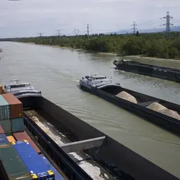 Visite guidée du port d'Ottmarsheim - Swissterminal