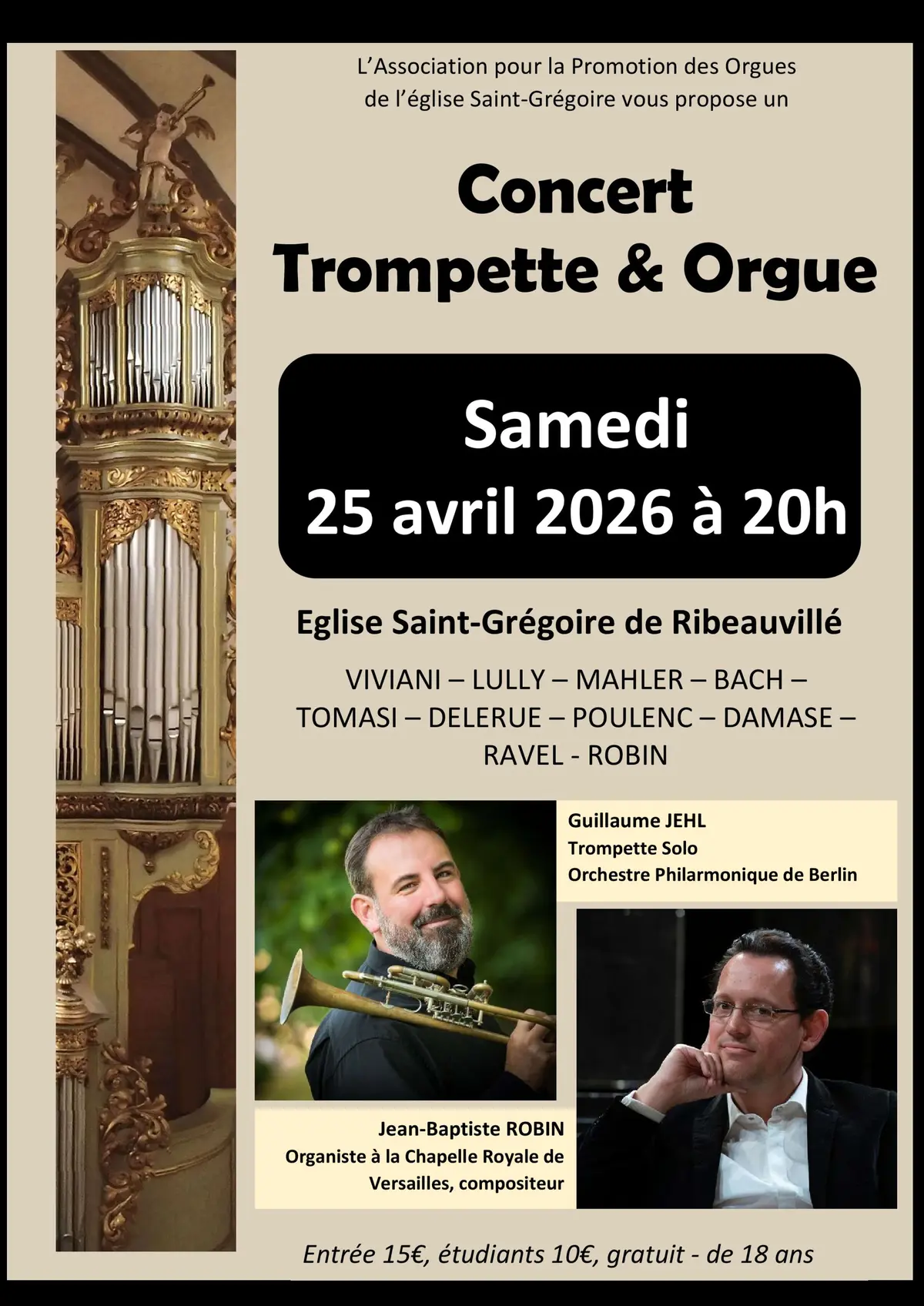 Concert Trompette & Orgue