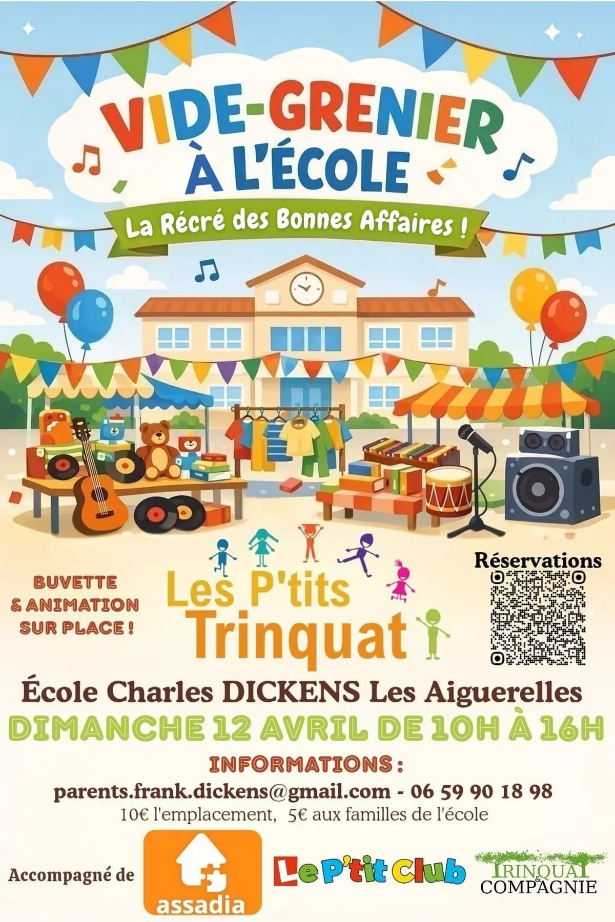 Récré des bonnes affaires – Vide-grenier dédié à l’enfance 