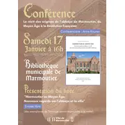 Conférence : le récit des origines de l’abbaye de Marmoutier