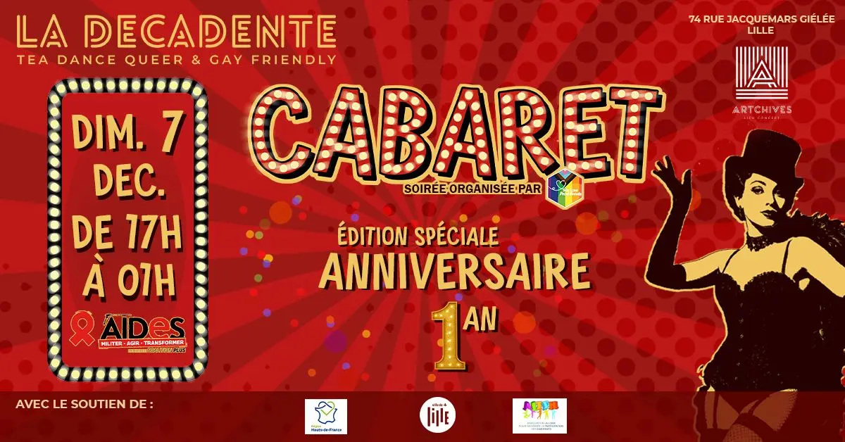 Cabaret Birthday Show – LA DÉCADENTE #7