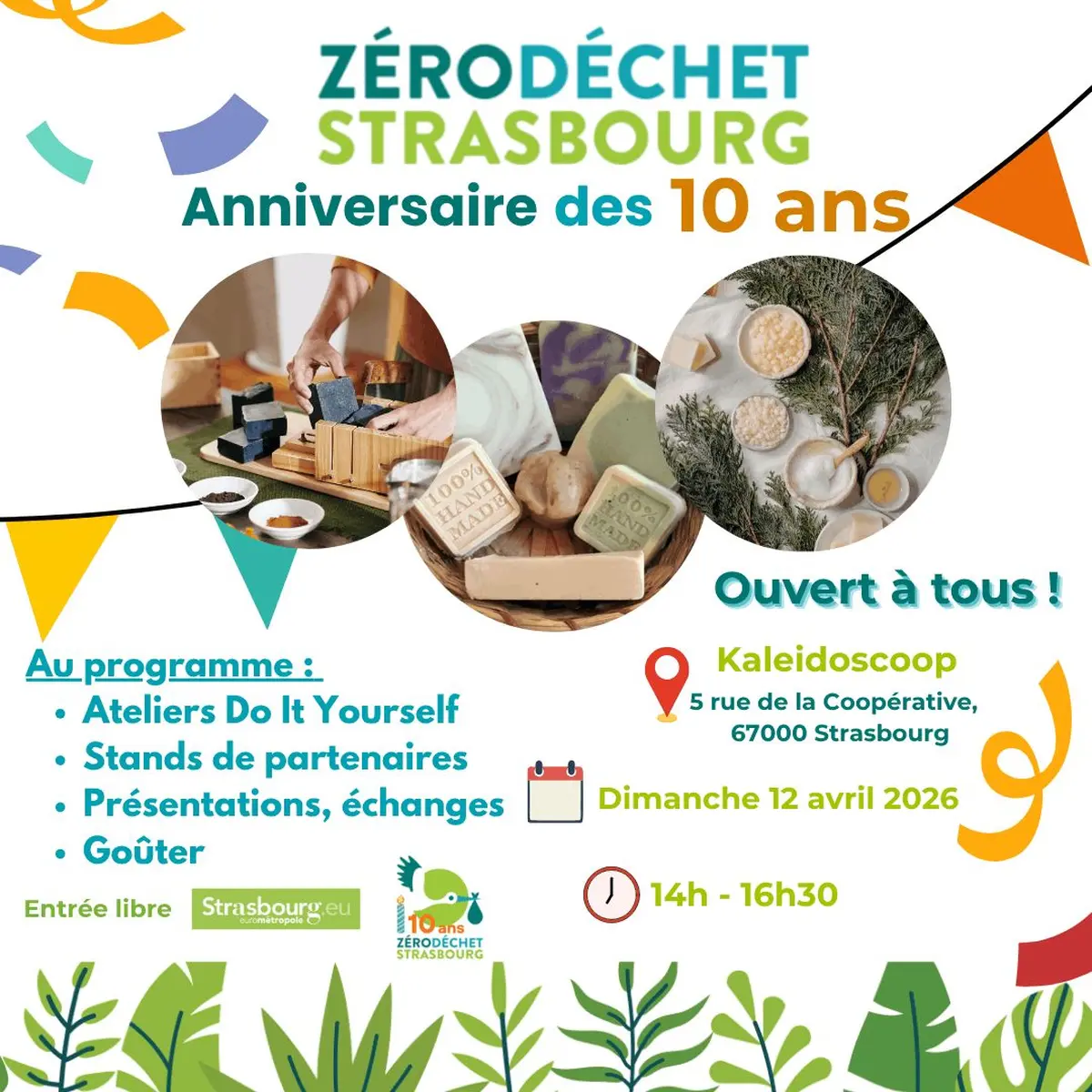 Anniversaire des 1 0 ans de l'association Zéro Déchet Strasbourg