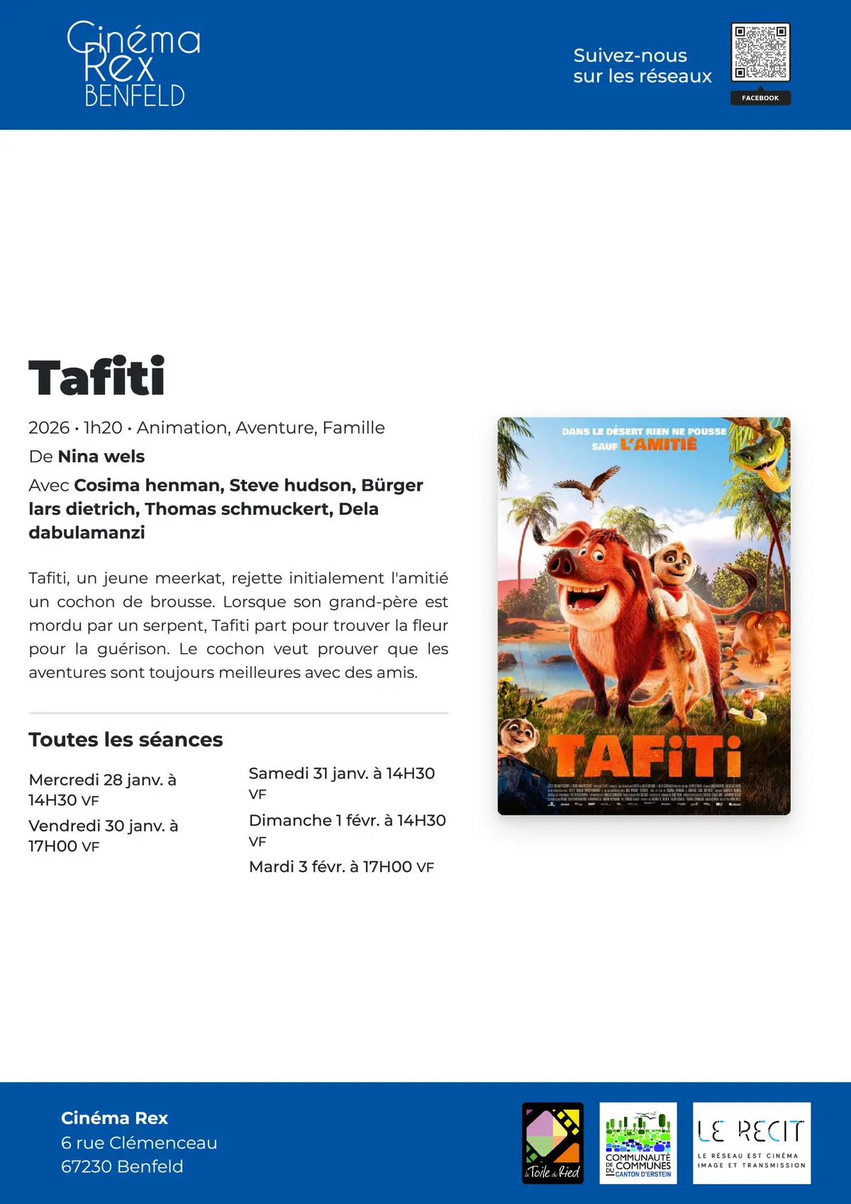 [cinéma] Séance famille : Tafiti