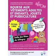 bourse aux vêtements adultes et enfants, jouets et puériculture 