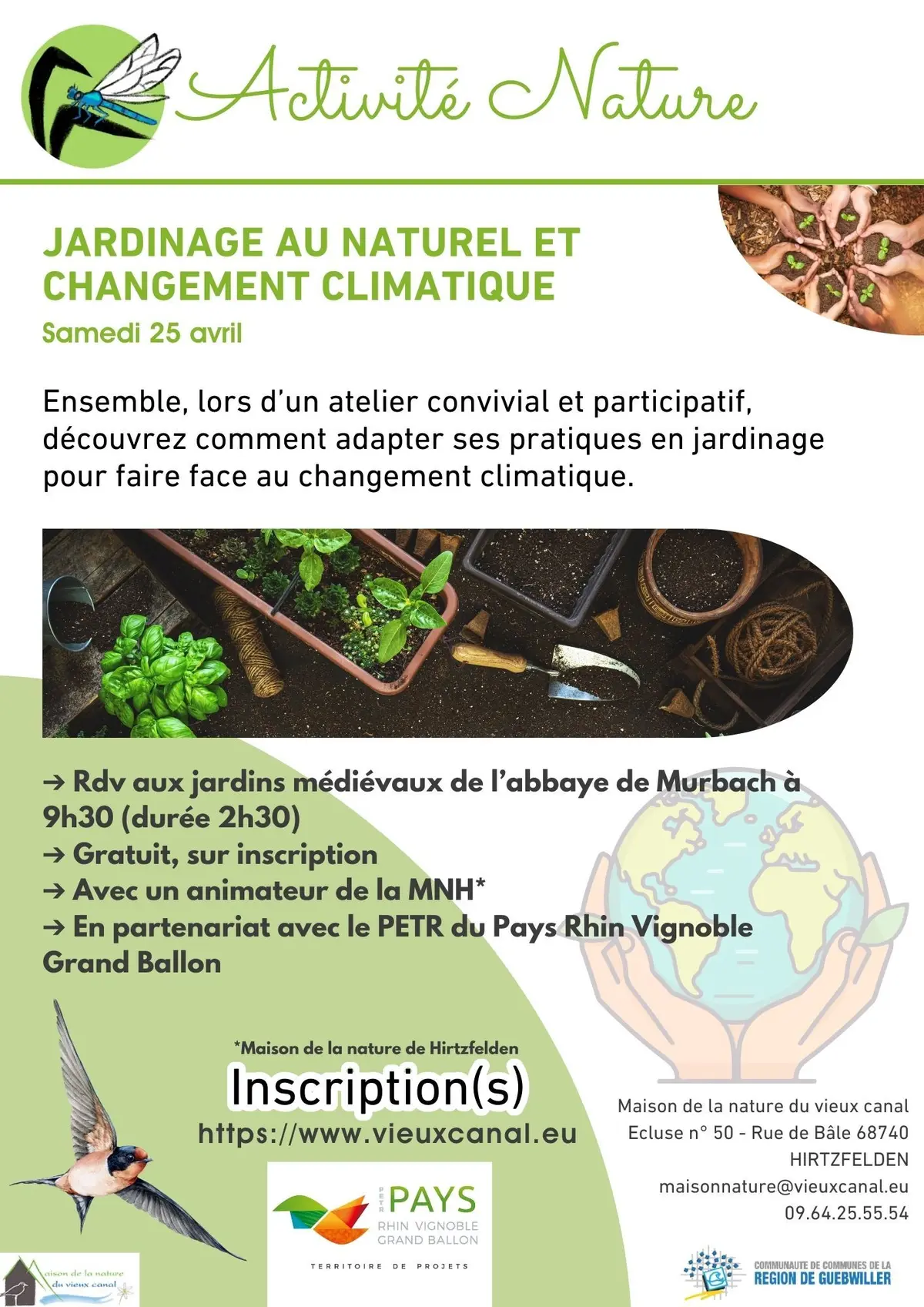 Jardinage au naturel et changement climatique