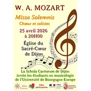 Concert : Schola Cantorum Dijon – MOZART Missa Solemnis