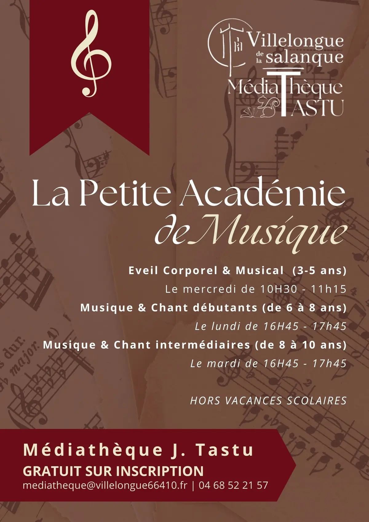 La Petite Académie de Musique | Médiathèque J. Tastu