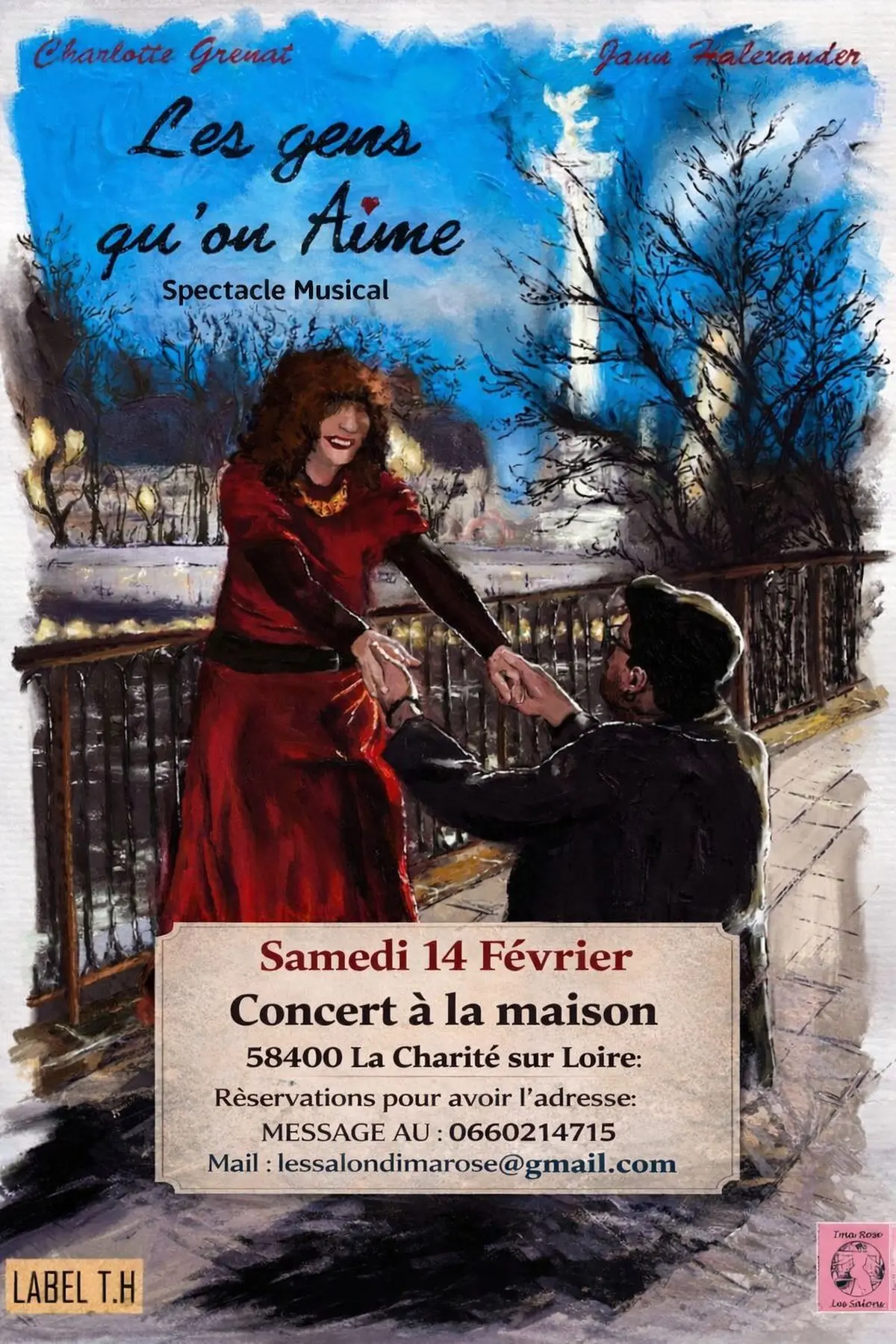 LES GENS QU'ON AIME' avec Charlotte Grenat & Jann Halexander