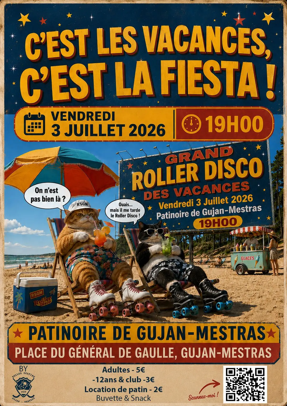 Grand Roller Disco Spécial Vacances