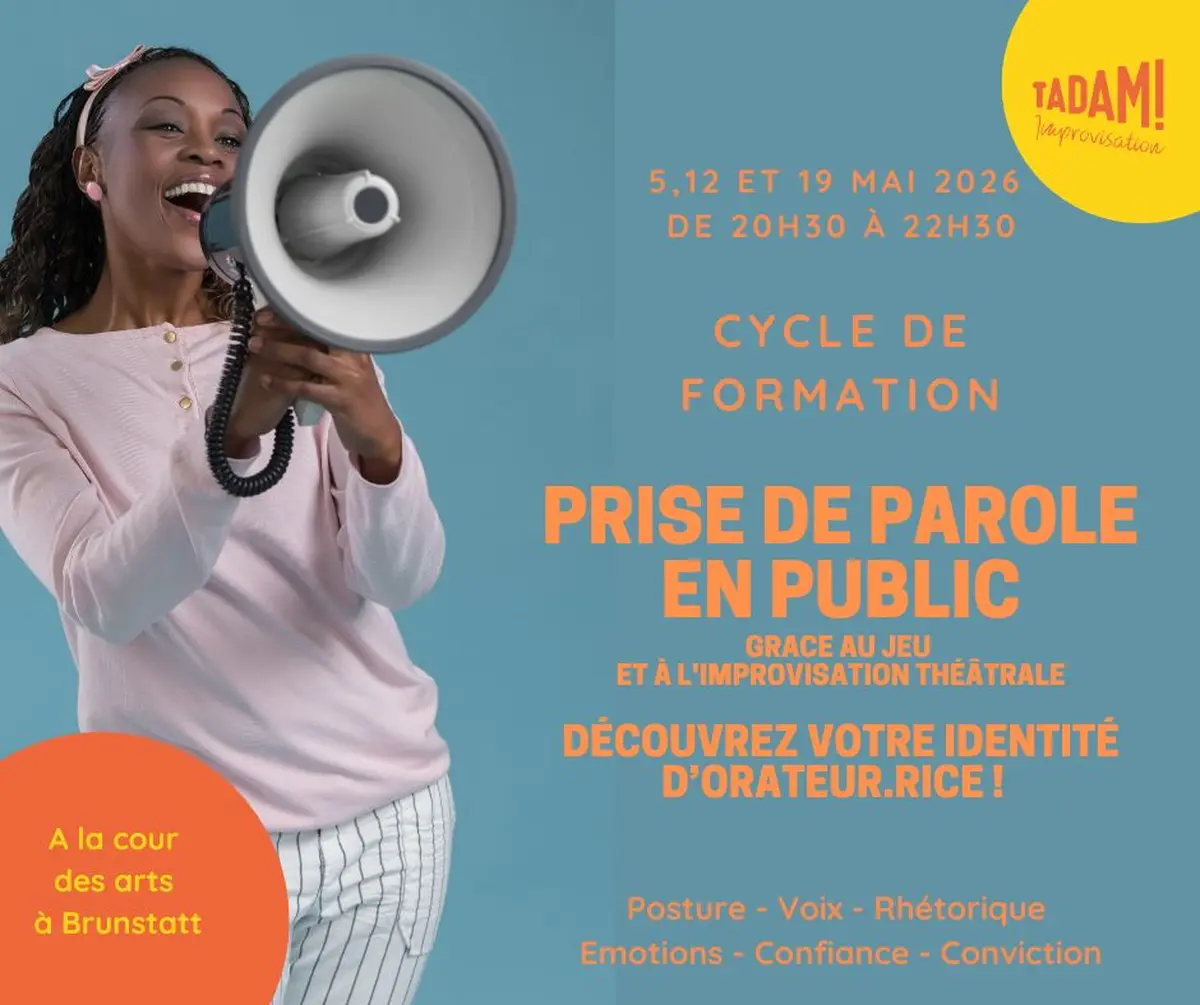 Cycle de formation PRISE de PAROLE en PUBLIC via l'improvisation théâtrale