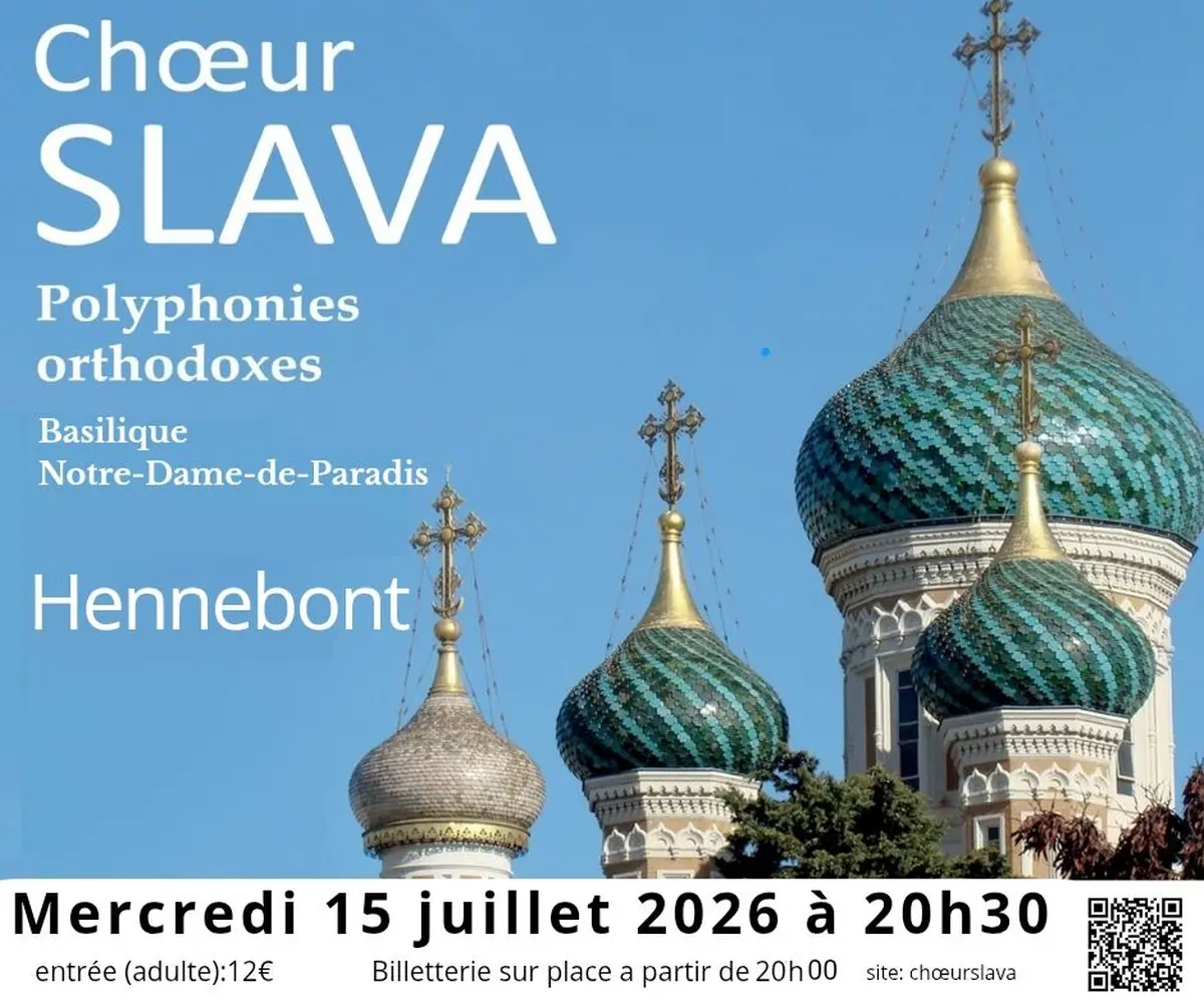 concert de polyphonies orthodoxes par le choeur SLAVA 