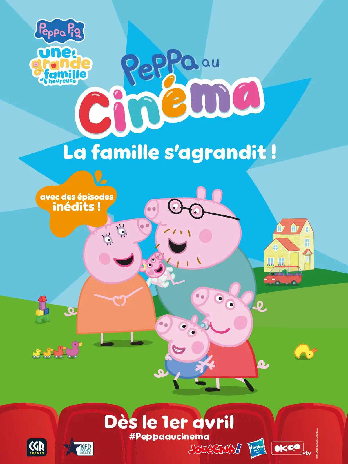 Mon 1er ciné : Peppa au cinéma - La famille s’agrandit !
