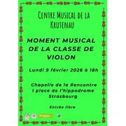 Audition de la classe de violon