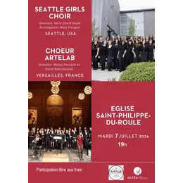 Concert du   Seattle Girls Choir       – Tournée internationale 2026 – 