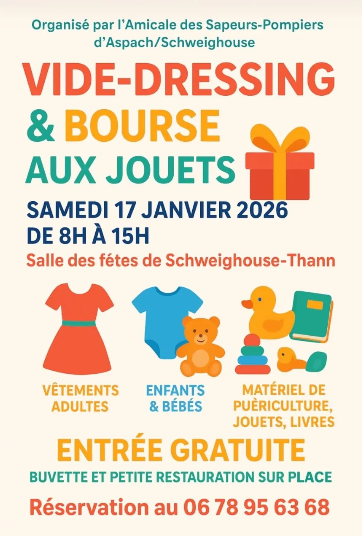Vide dressing et bourse aux jouets