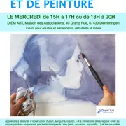 Ateliers de dessin et peinture à la Maison des Associations