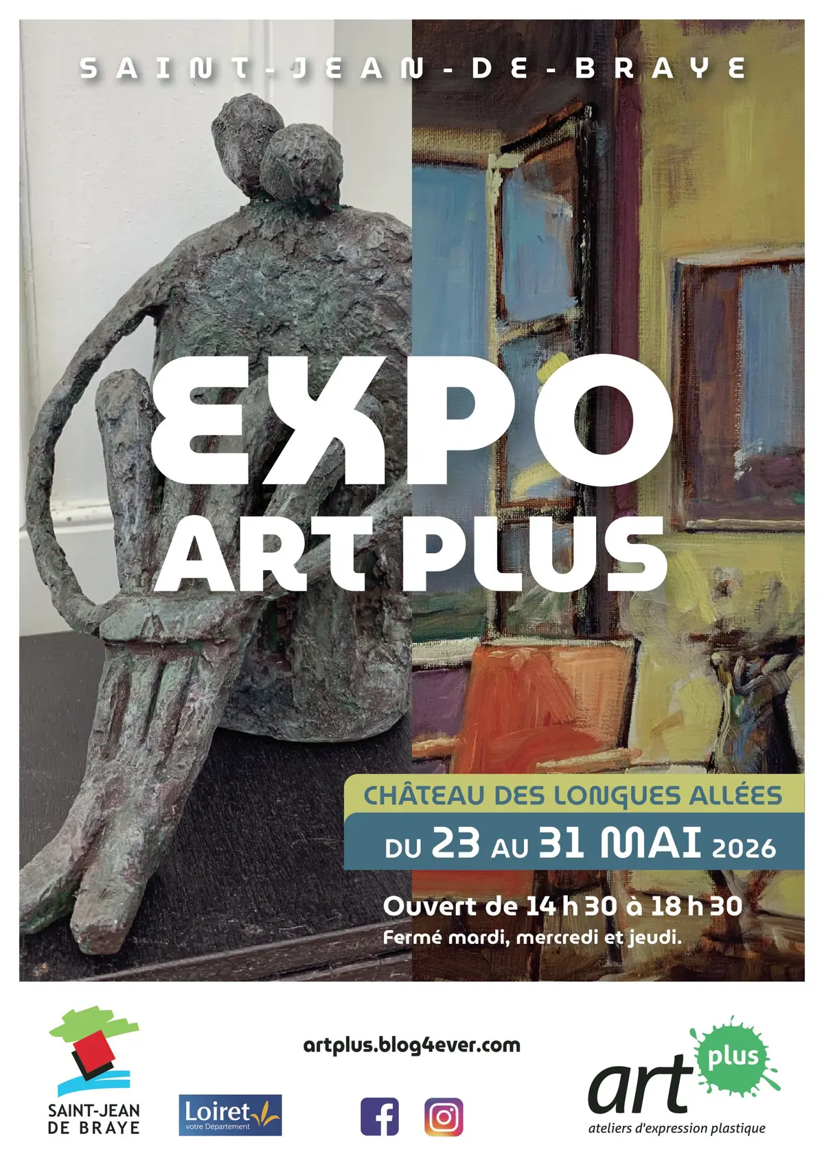 Les ateliers d'Art Plus exposent à St-Jean de Braye