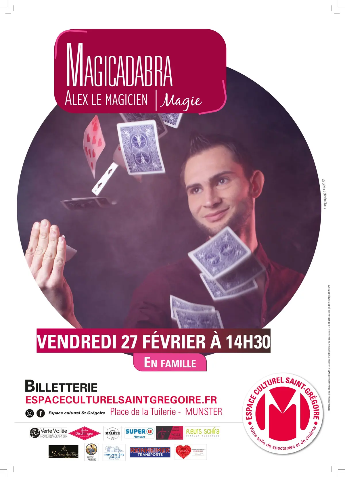 spectacle MAGICADABRA - Alex le Magicien