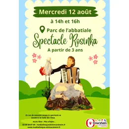 Mediatheque sur l'herbe - Spectacle Rosinka