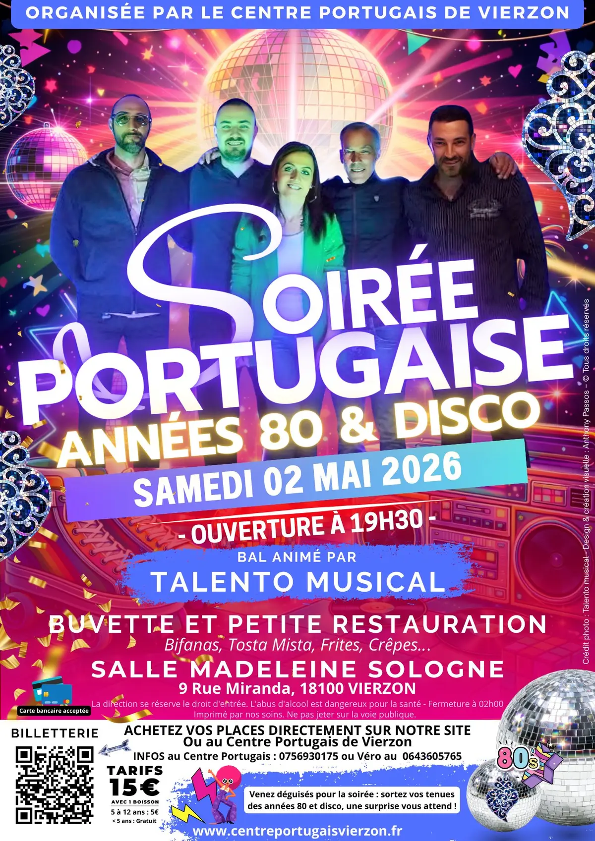 Soirée Portugaise - Années 80 et Disco