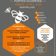 Journée Portes Ouvertes de la Faculté d’Éducation de l’Université de Montpellier