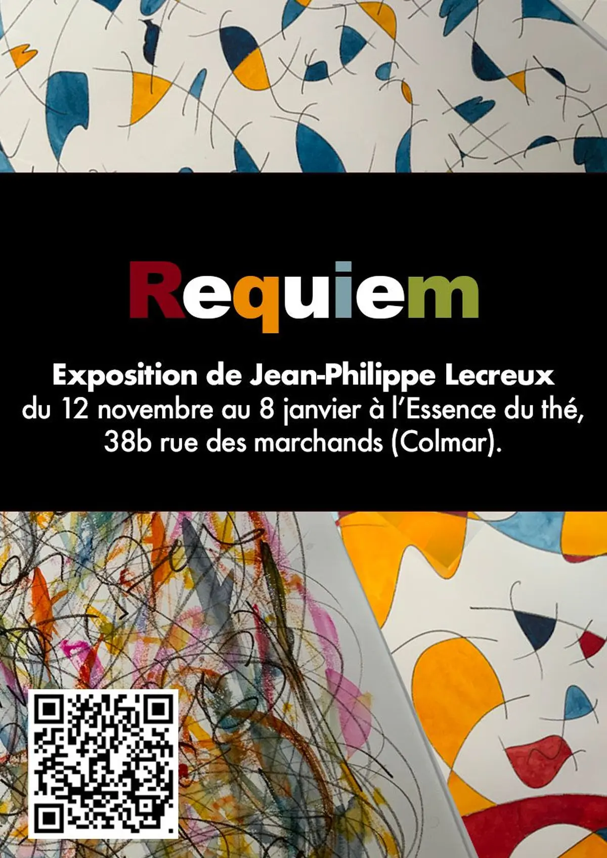 Exposition 'Requiem' (Peintures abstraites)