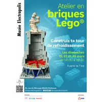 Atelier en briques LEGO® : Construis ta tour de refroidissement &copy; Musée Electropolis