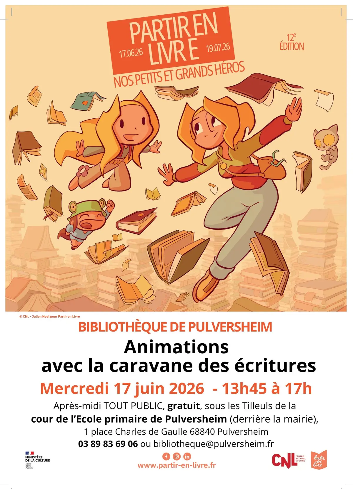 Partir en livre : animations tout-public