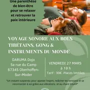 Voyage sonore & bain de gong