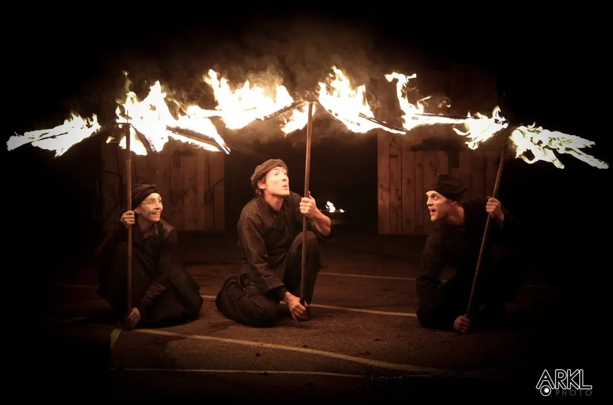 Marché de Noël en plein air