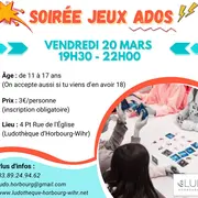 Soirée jeux ados