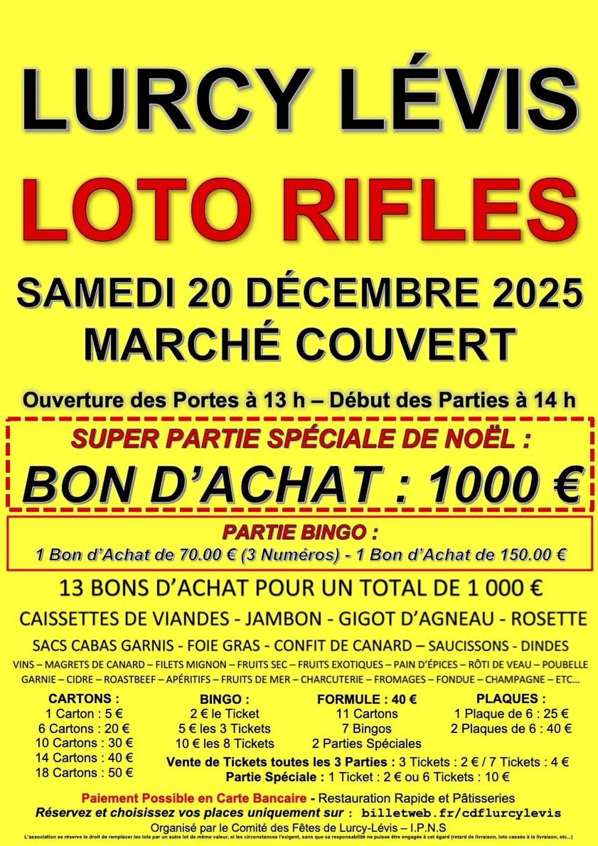 Loto-Rifles de Noël