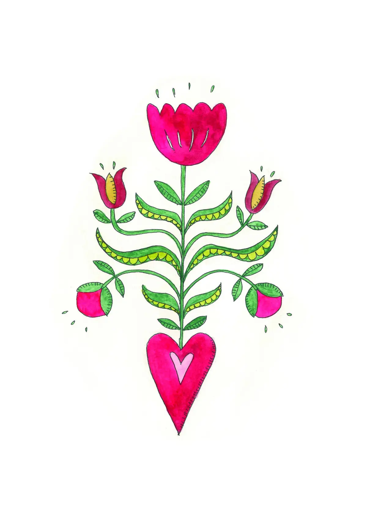 Atelier ADULTE : Bouquet de fleurs d’Alsace en aquarelle avec Nathalie 