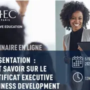 Webinaire : CE business development