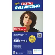 Festival Culturissimo - Lecture de Valérie Bonneton