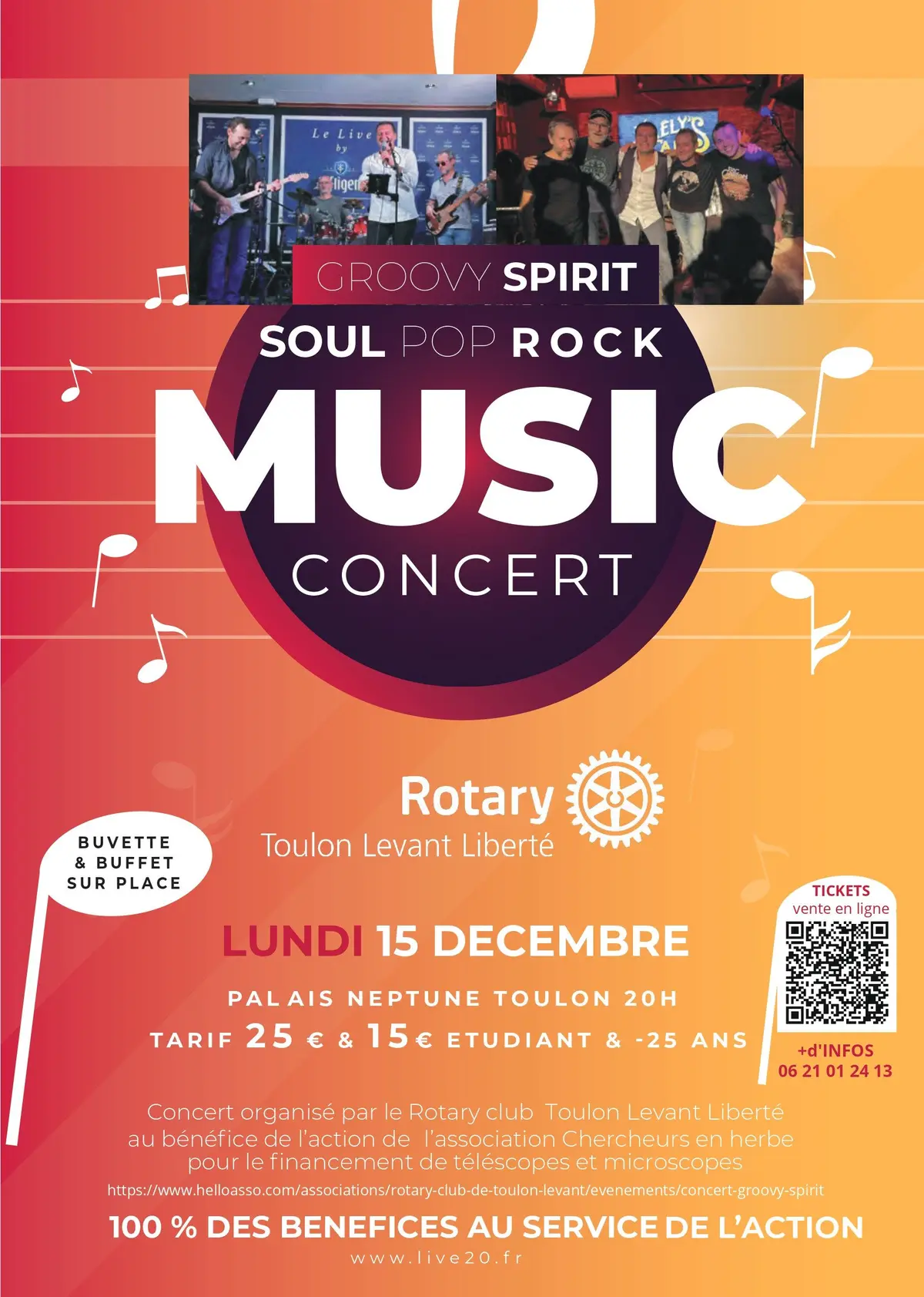Concert Groovy Spirit du 15/12/2025